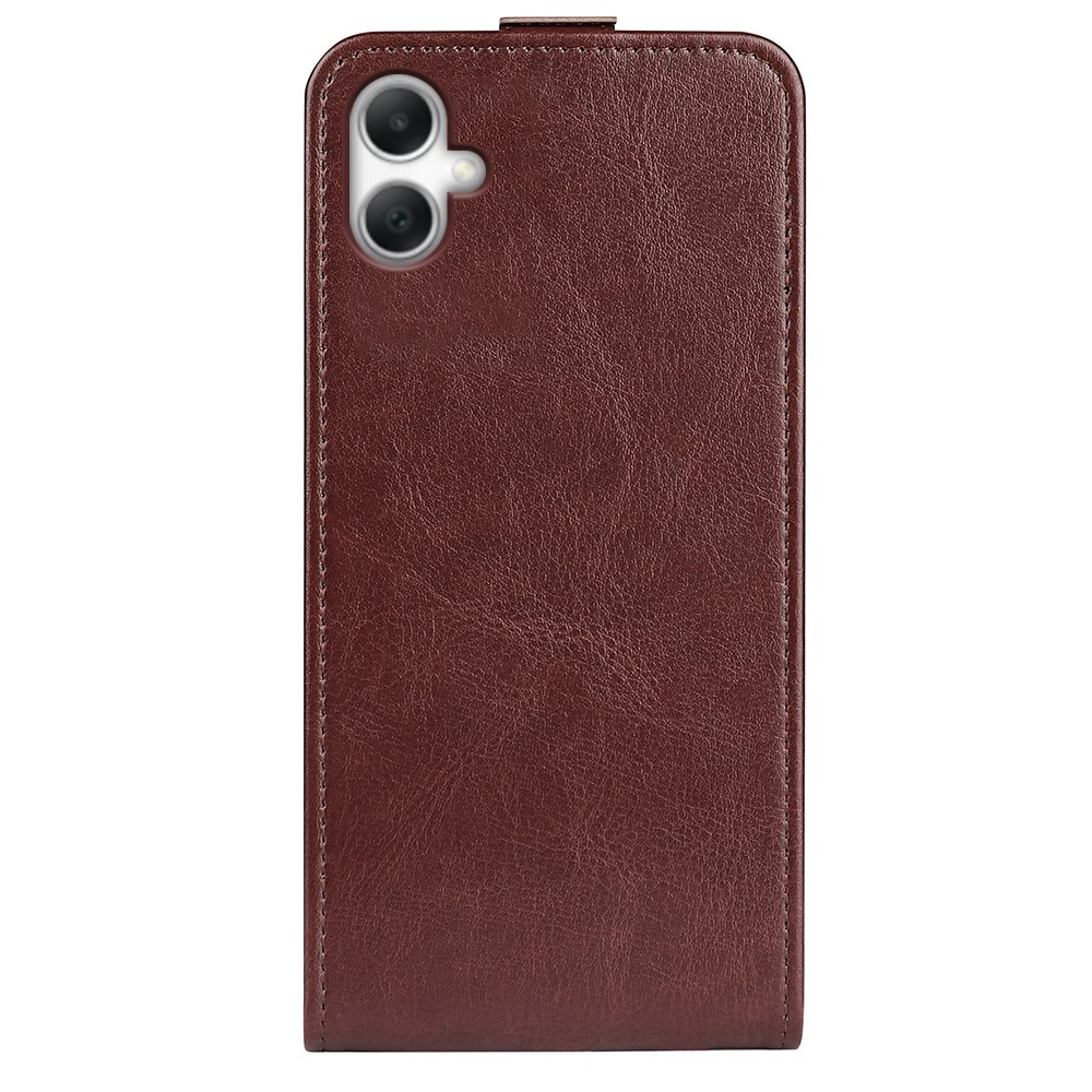 Függőleges flip tok Samsung Galaxy A07 4G - barna