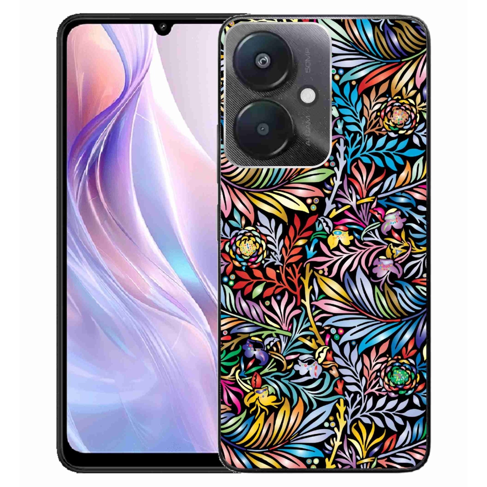 Gél borító mmCase a Xiaomi Redmi 13C 5G számára - virágok 5