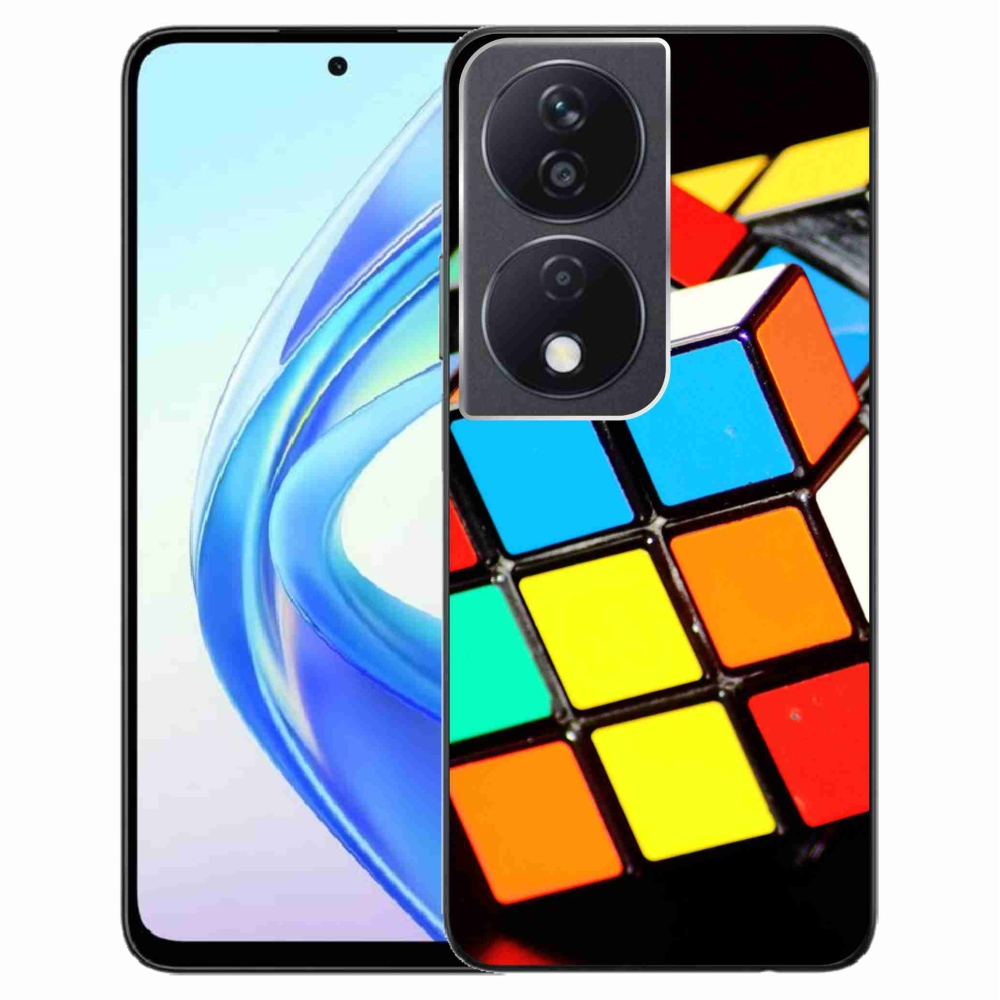 Gél tok mmCase a Honor X7b/Honor 90 Smart készülékhez - Rubik-kocka