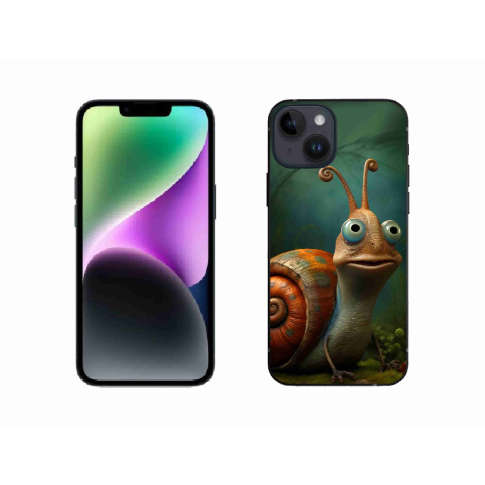 Zselés borítás mmCase iPhone 14 készülékhez - csiga