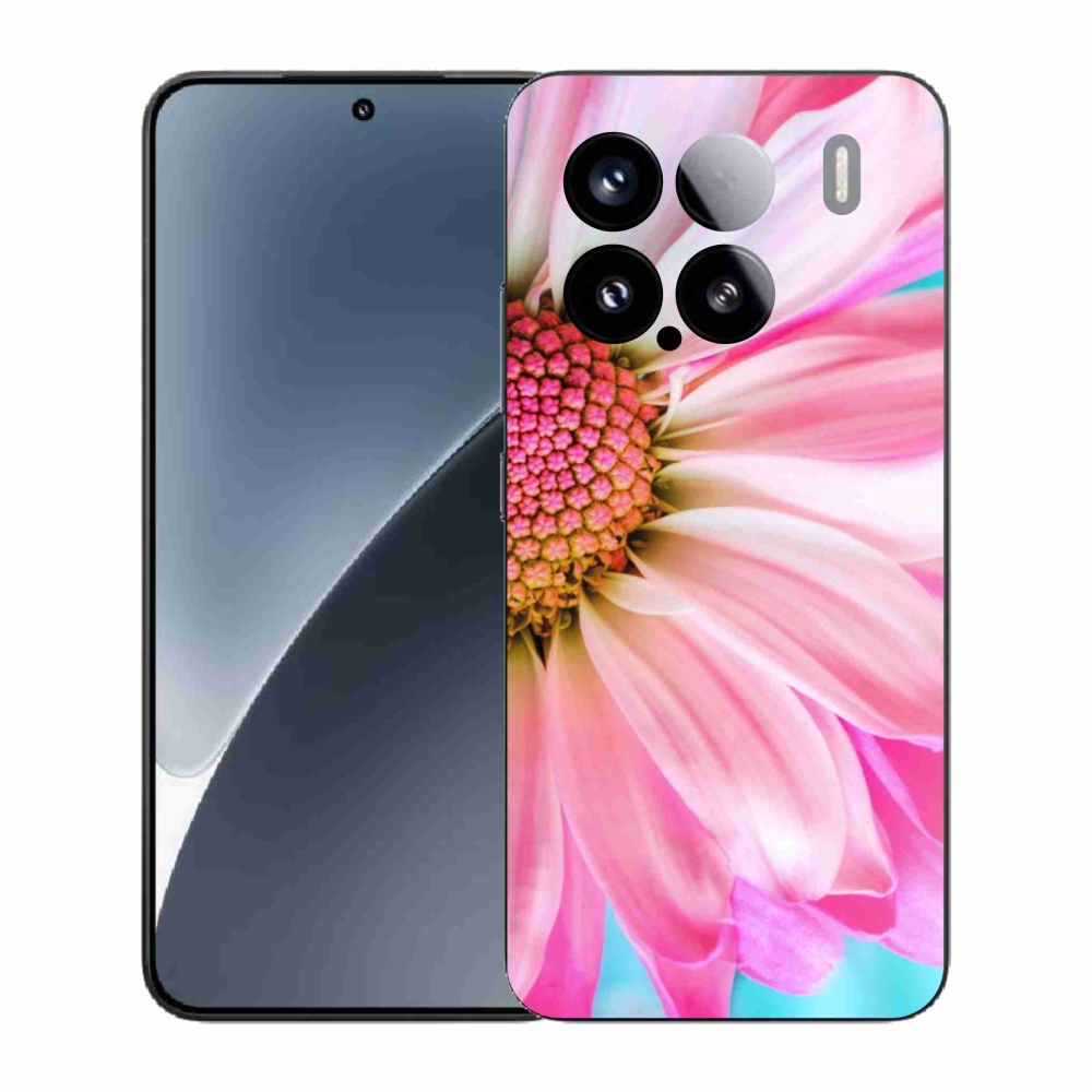 Gél borítás mmCase a Xiaomi 15-öshöz - rózsaszín virág