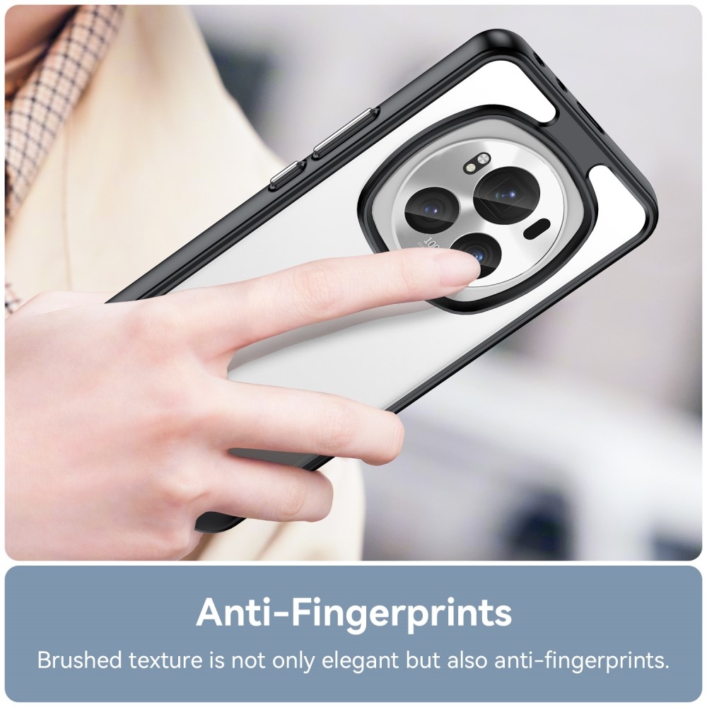 Gél tok fix hátlappal Honor Magic 6 Pro 5G készülékhez - fekete