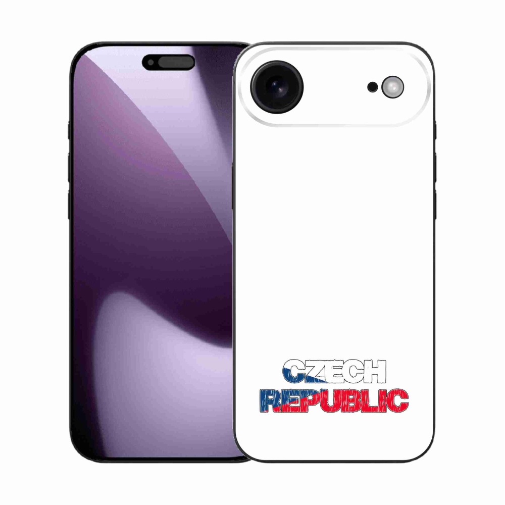 Gél borítás mmCase iPhone 17 Air készülékhez - Csehország fehér háttér