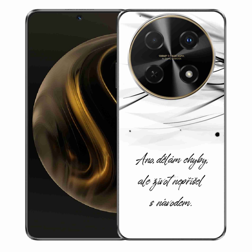 Gél borítás mmCase a Huawei Nova 12i készülékre - idézem a fehér hátteret