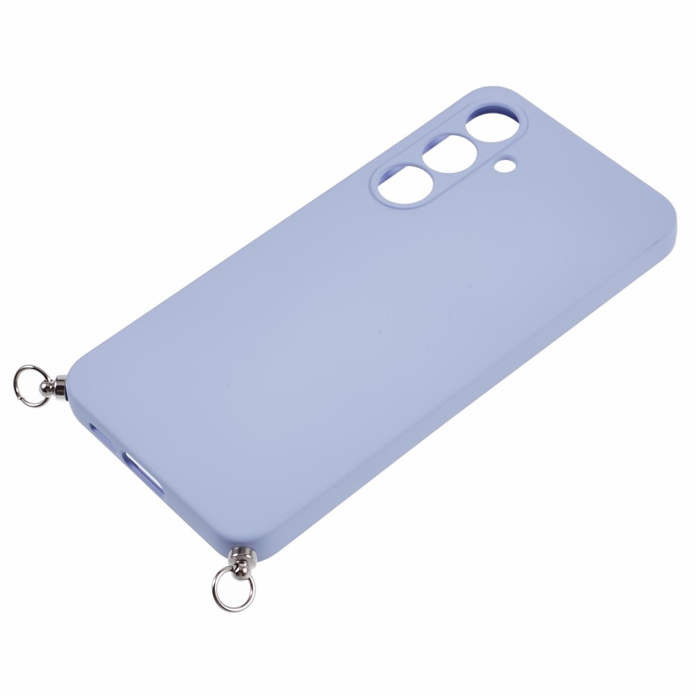 Bélelt zselés tok húzózsinórral Samsung Galaxy S25 FE készülékhez - világos lila