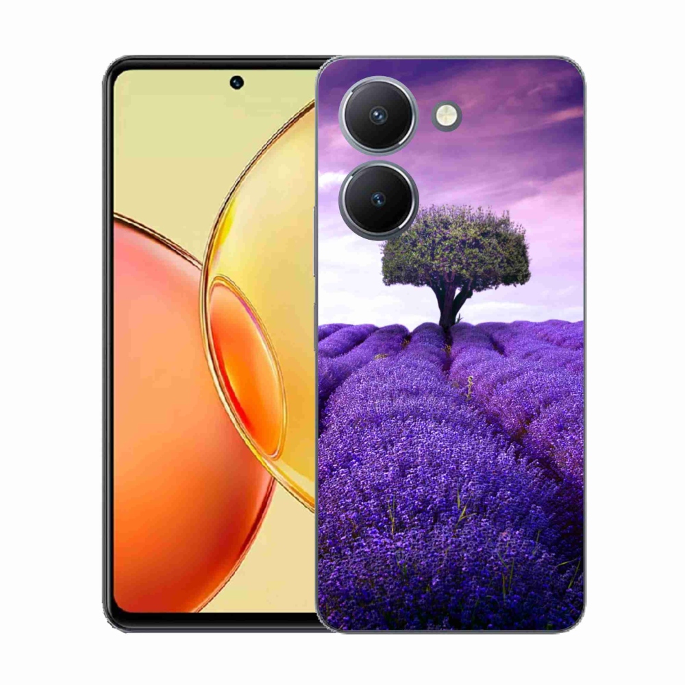 Gél védőhuzat mmCase a Vivo Y36-hoz - levendula rét