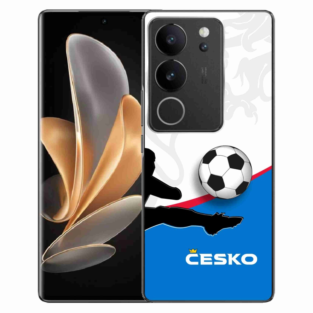 Gél borítás mmCase a Vivo V29 5G-hez - futball Csehország 3