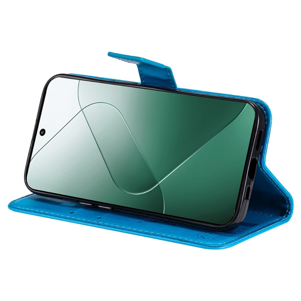 Fák könyve tok Xiaomi 14 - kék