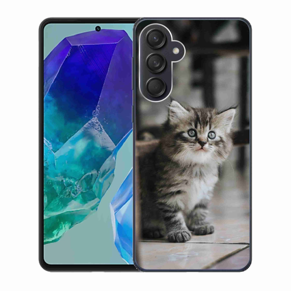 Zselés borítás mmCase Samsung Galaxy M55 5G - cica