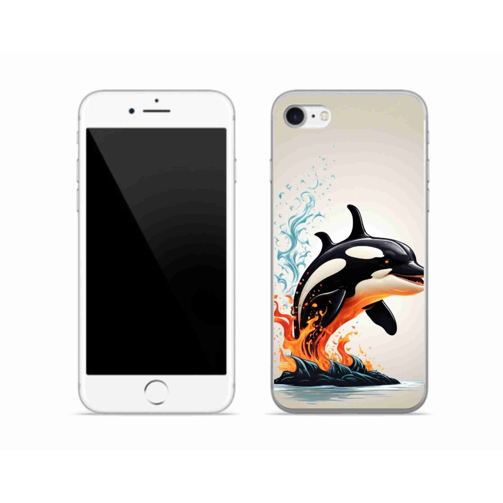 Gél védőburkolat mmCase iPhone SE (2022) - Iris