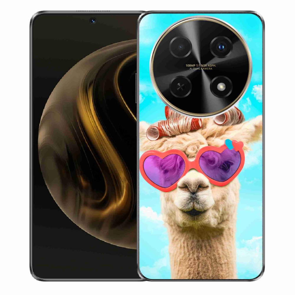 Gél borítás mmCase a Huawei Nova 12i készülékhez - szemüveges láma