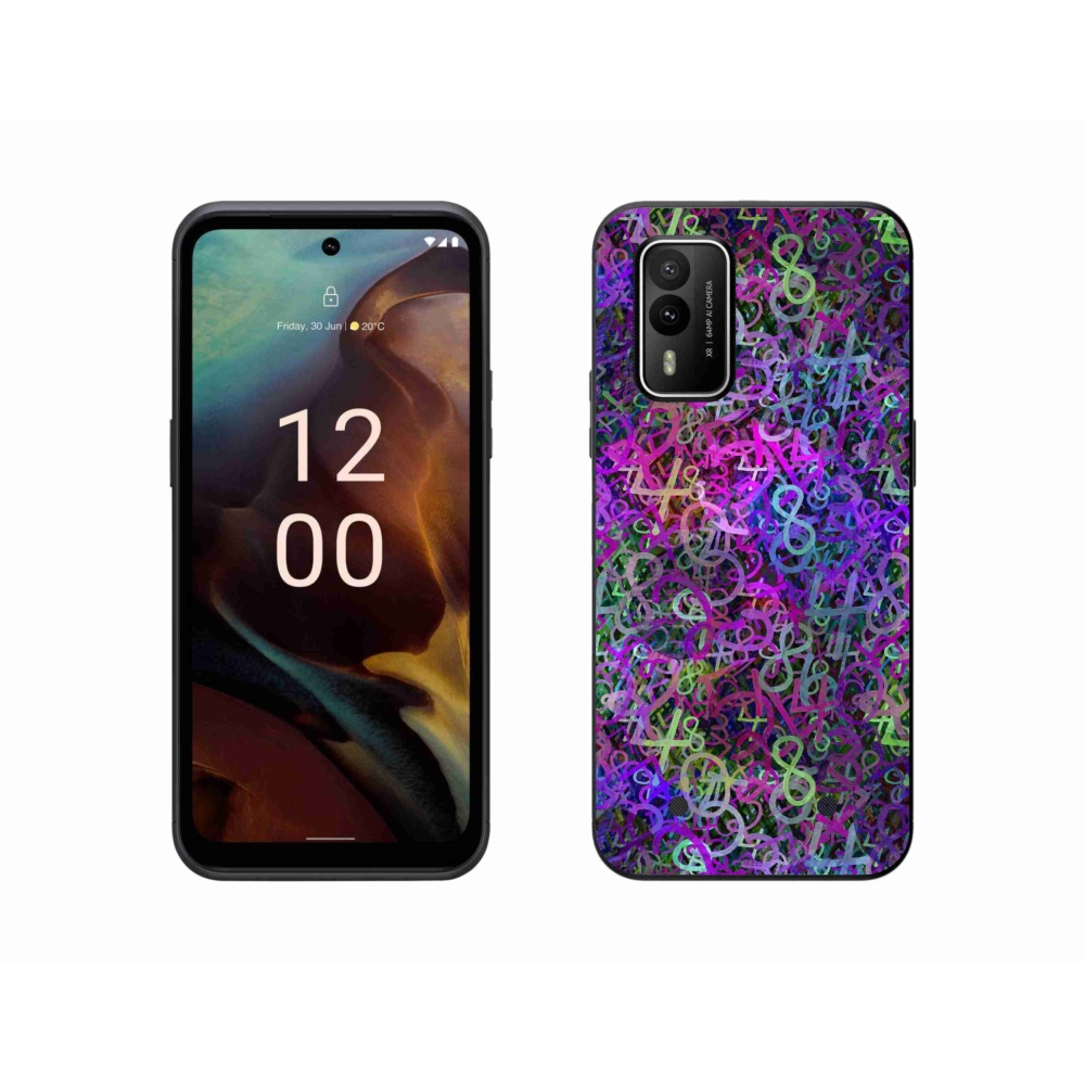 Zselés borítás mmCase a Nokia XR21 készülékhez - absztrakt motívum 25