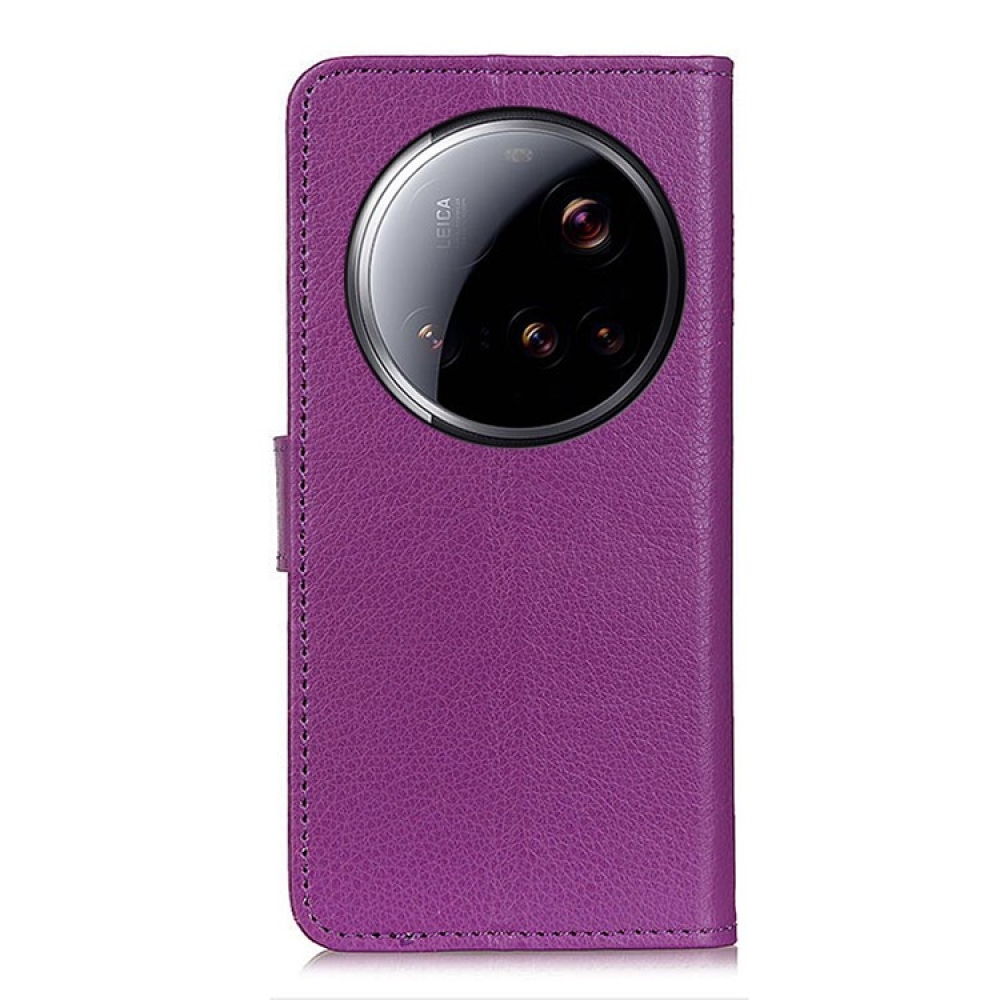 Litchie könyvtáska Xiaomi 15 Ultra - lila