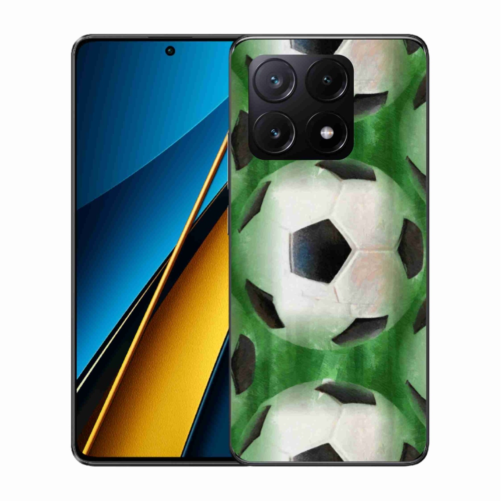 Gél borítás mmCase a Xiaomi Poco X6 Pro 5G számára - focilabda