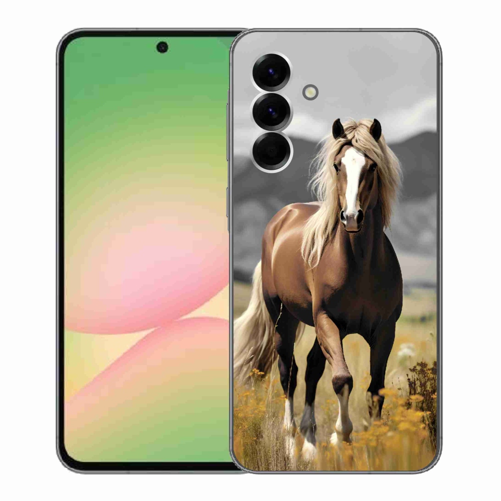 Zselés borítás mmCase Samsung Galaxy A56 5G - barna ló 1