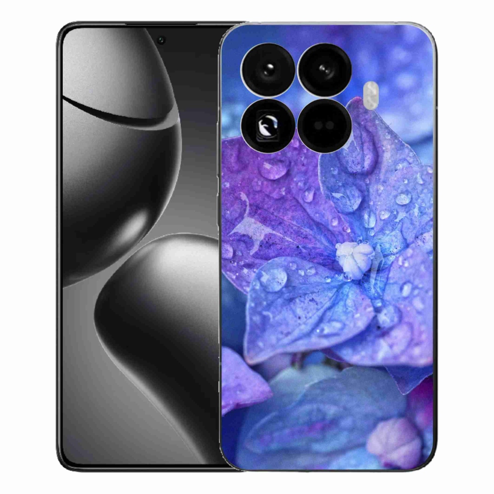 Gél borítás mmCase a Xiaomi 15T Pro számára - lila virág