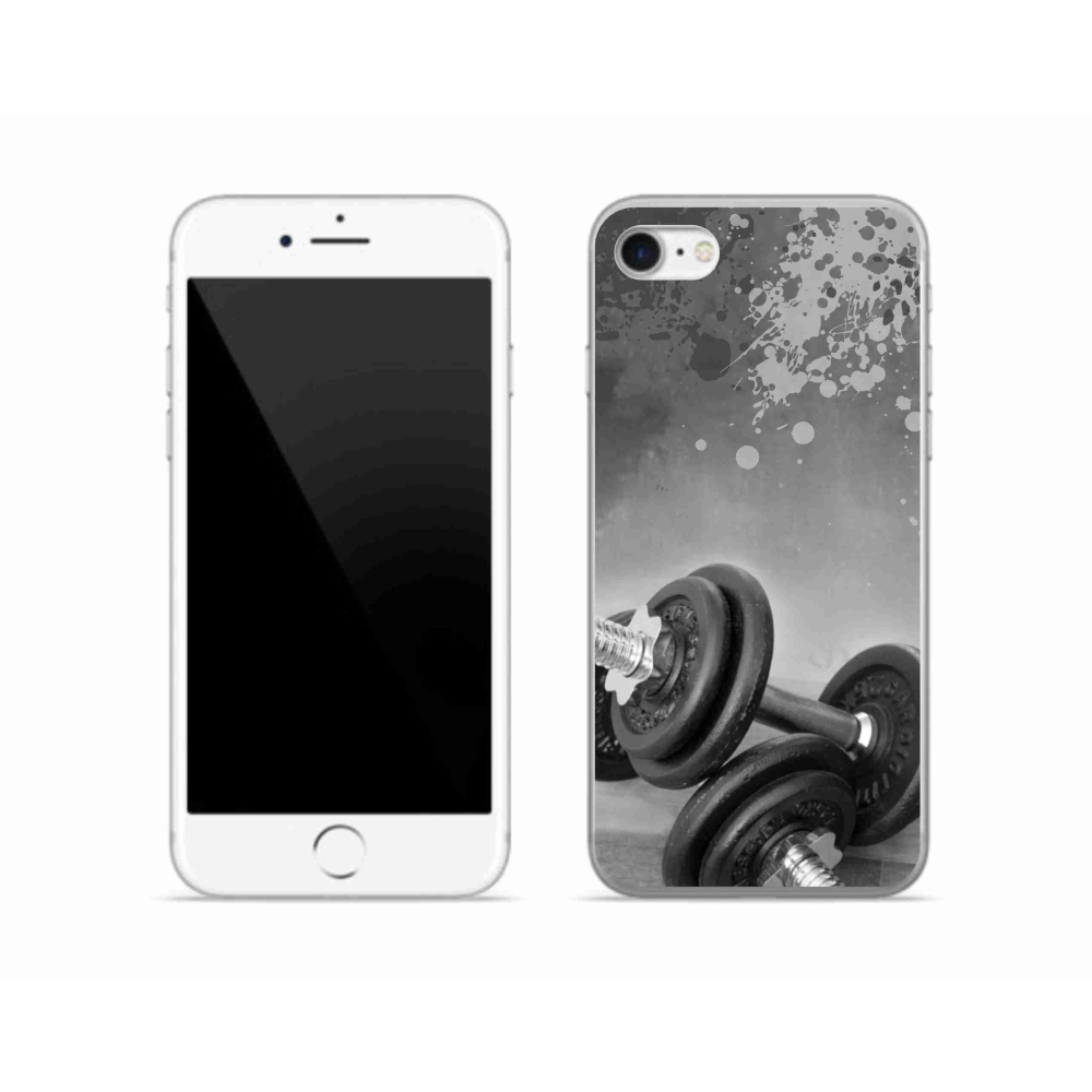 Zselés borítás mmCase iPhone SE (2020) - súlyzók 1