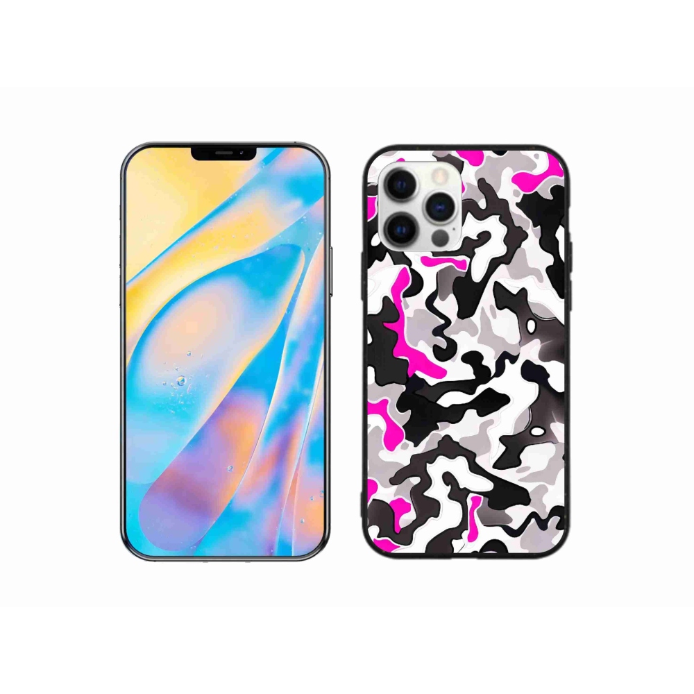 Zselés borítás mmCase iPhone 12 Pro készülékhez - terepszínű minta 5