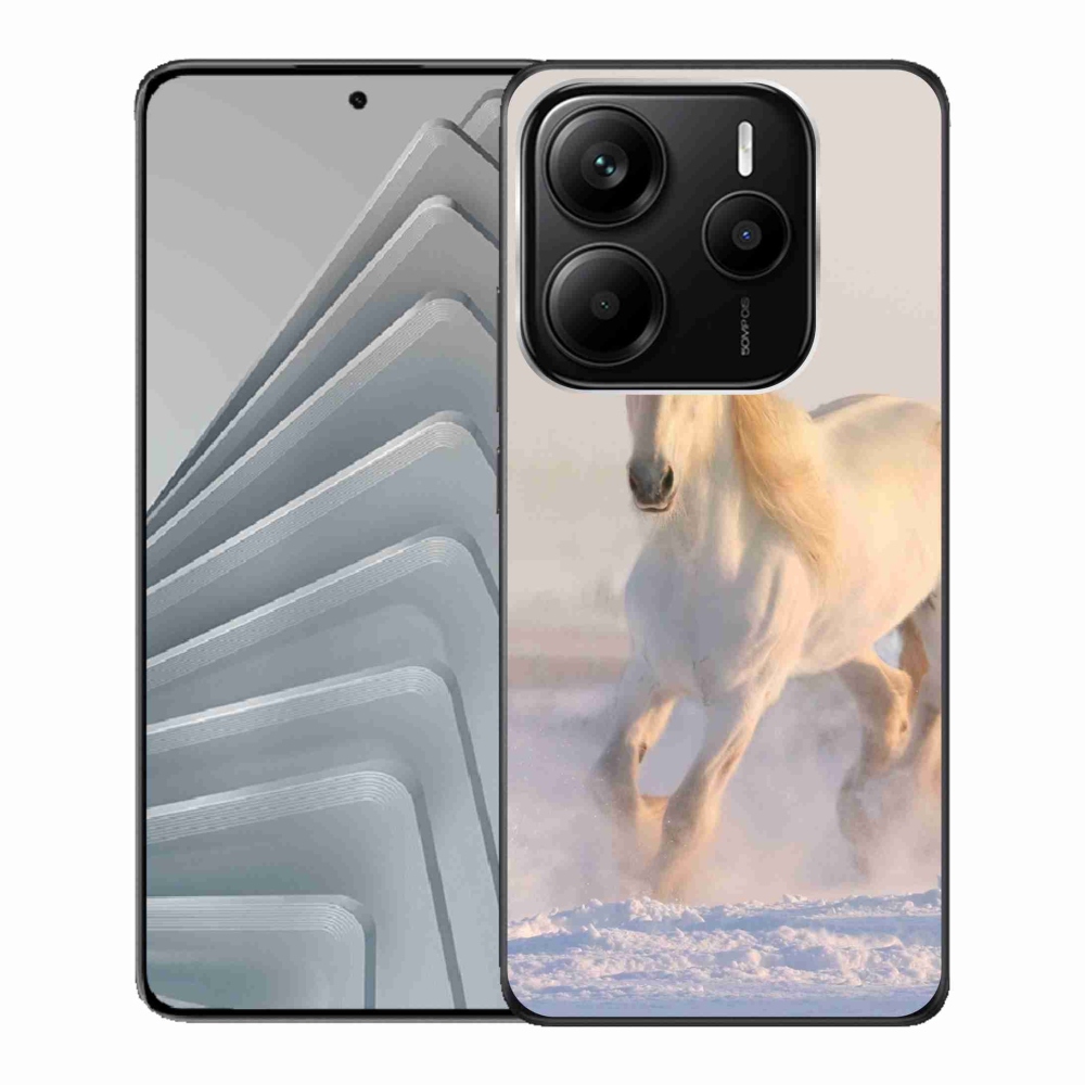 Gél borítás mmCase a Xiaomi Redmi Note 14 5G-hez - ló a hóban