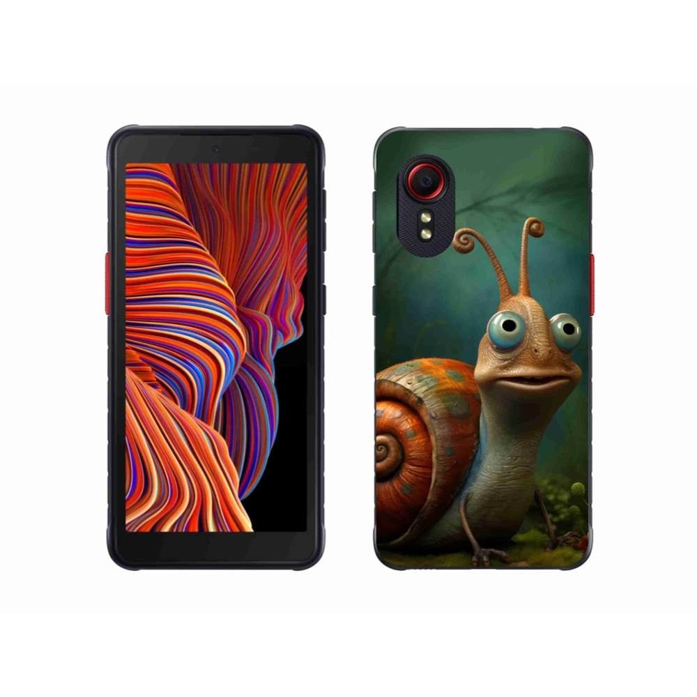 Zselés borítás mmCase Samsung Galaxy Xcover 5 - csiga