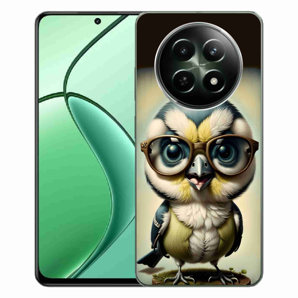 Zselés borítás mmCase a Realme 12 5G/12x 5G - cub szemüveggel