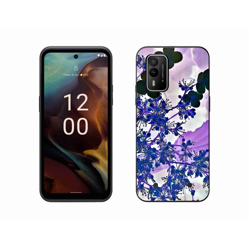 Zselés borítás mmCase a Nokia XR21 készülékhez - hortenzia virág