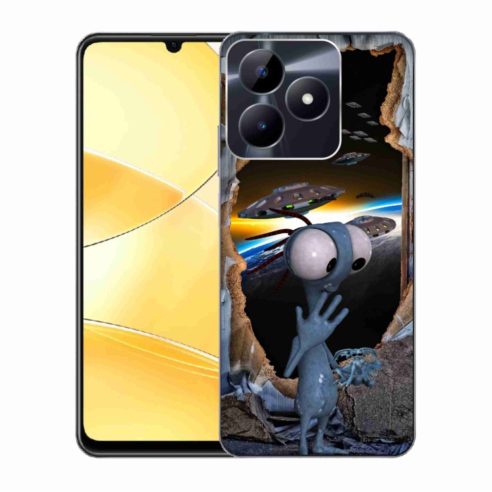 Zselés borító mmCase a Realme C51/C53 készülékhez - idegen