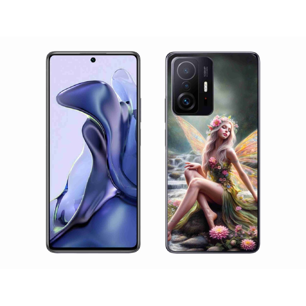 Gél borítás mmCase a Xiaomi 11T-hez - pillangó nő 1