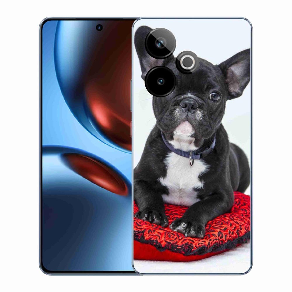 Rugalmas zselés tok mmCase képpel a Realme GT 7 5G/GT 7T 5G számára - bulldog