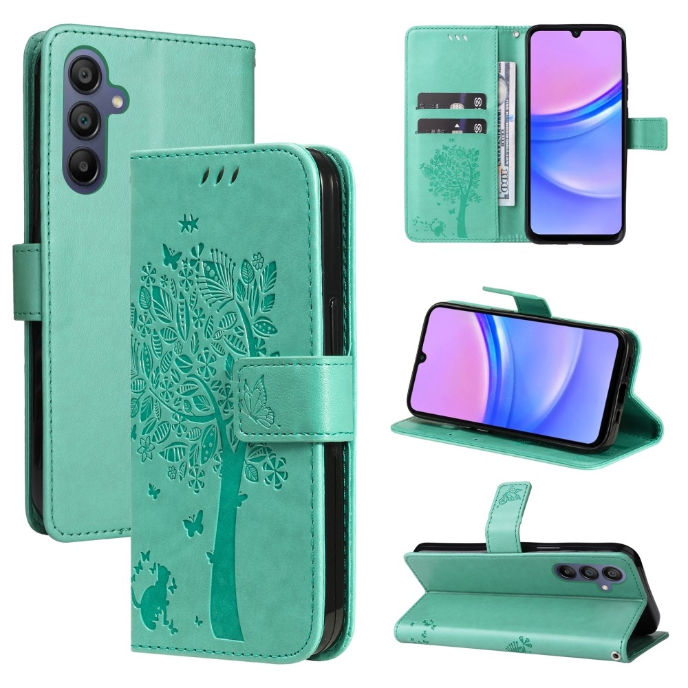 Fák könyve tok Samsung Galaxy A16 4G/5G/A26 5G - teal - teal