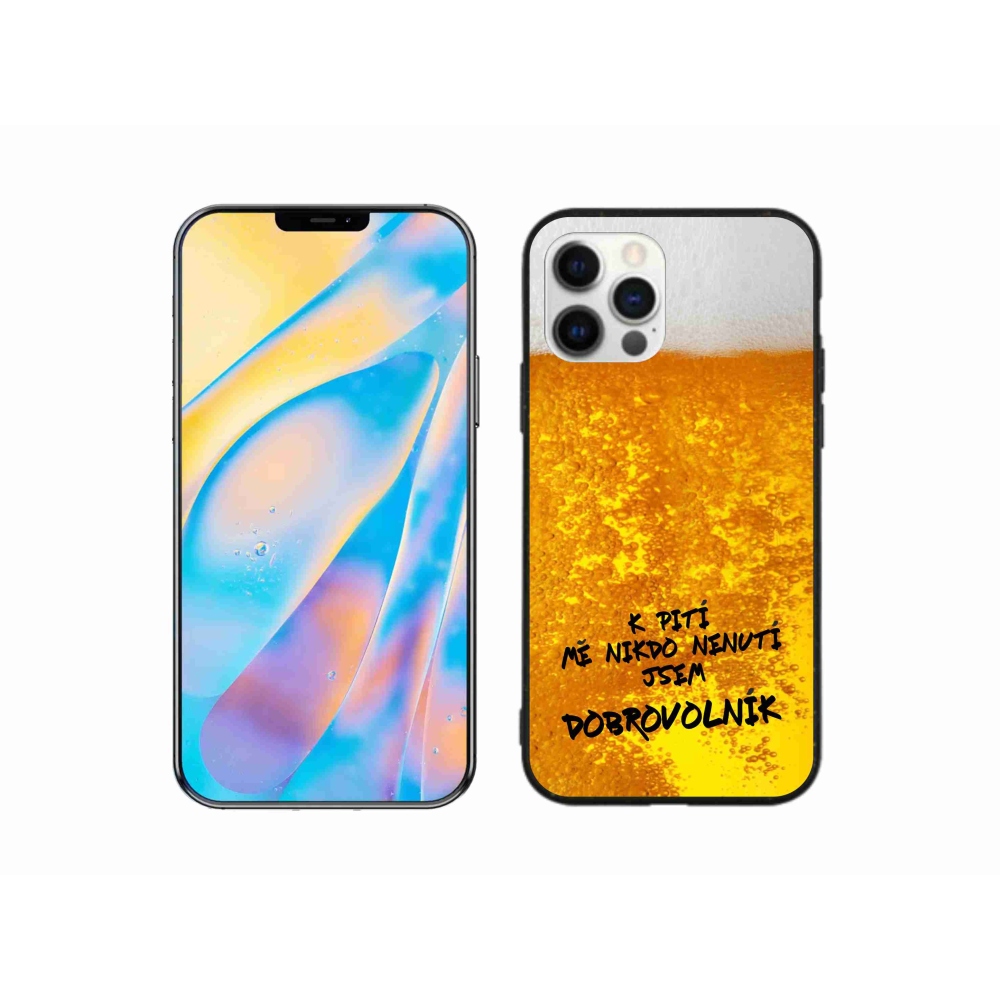 Zselés borítás mmCase iPhone 12 Pro készülékhez - sör motívum 4
