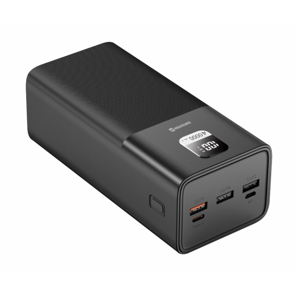 Swissten Powerbank POWER LINE 100W 40000mAh