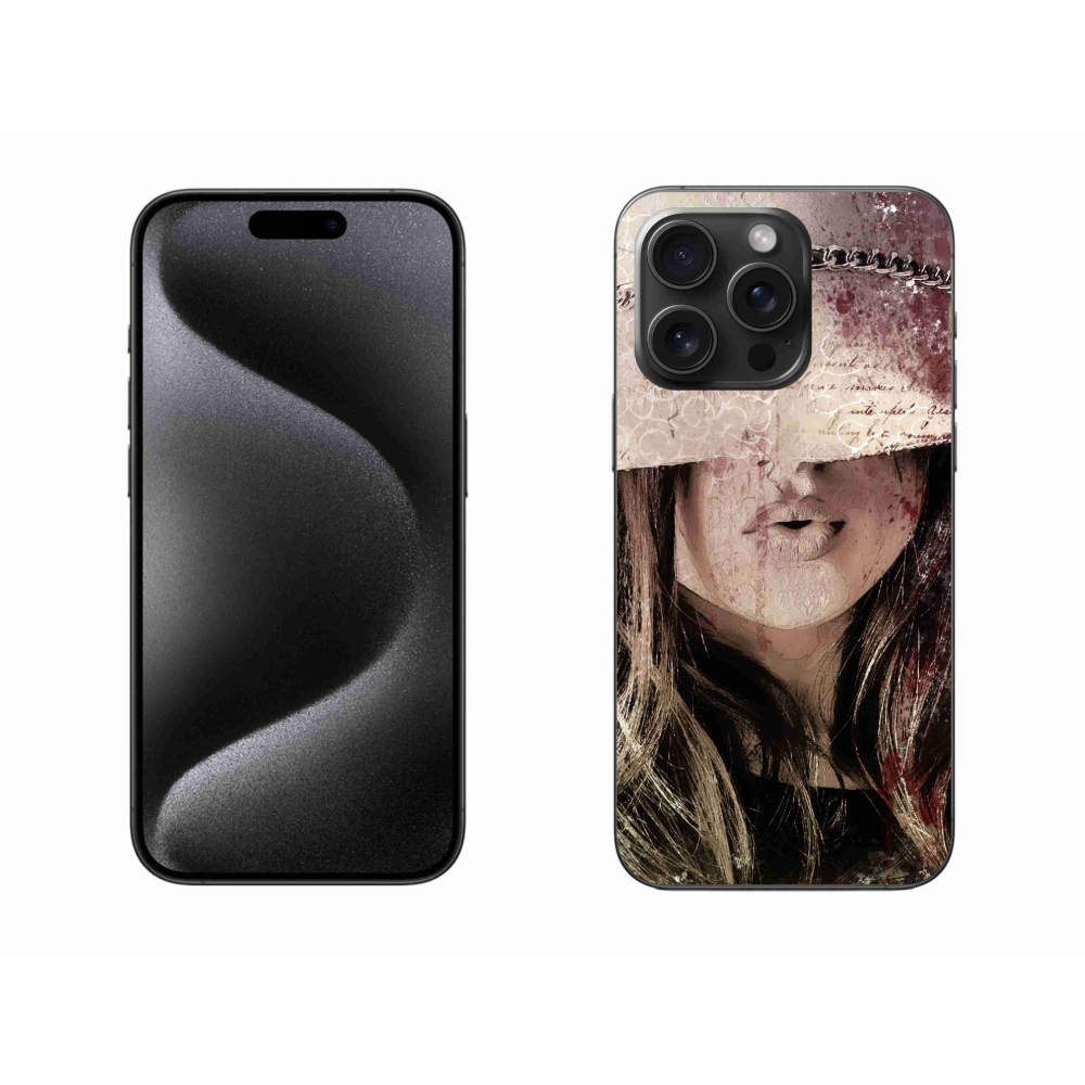 Gél védőburkolat mmCase iPhone 15 Pro Max készülékhez - lány