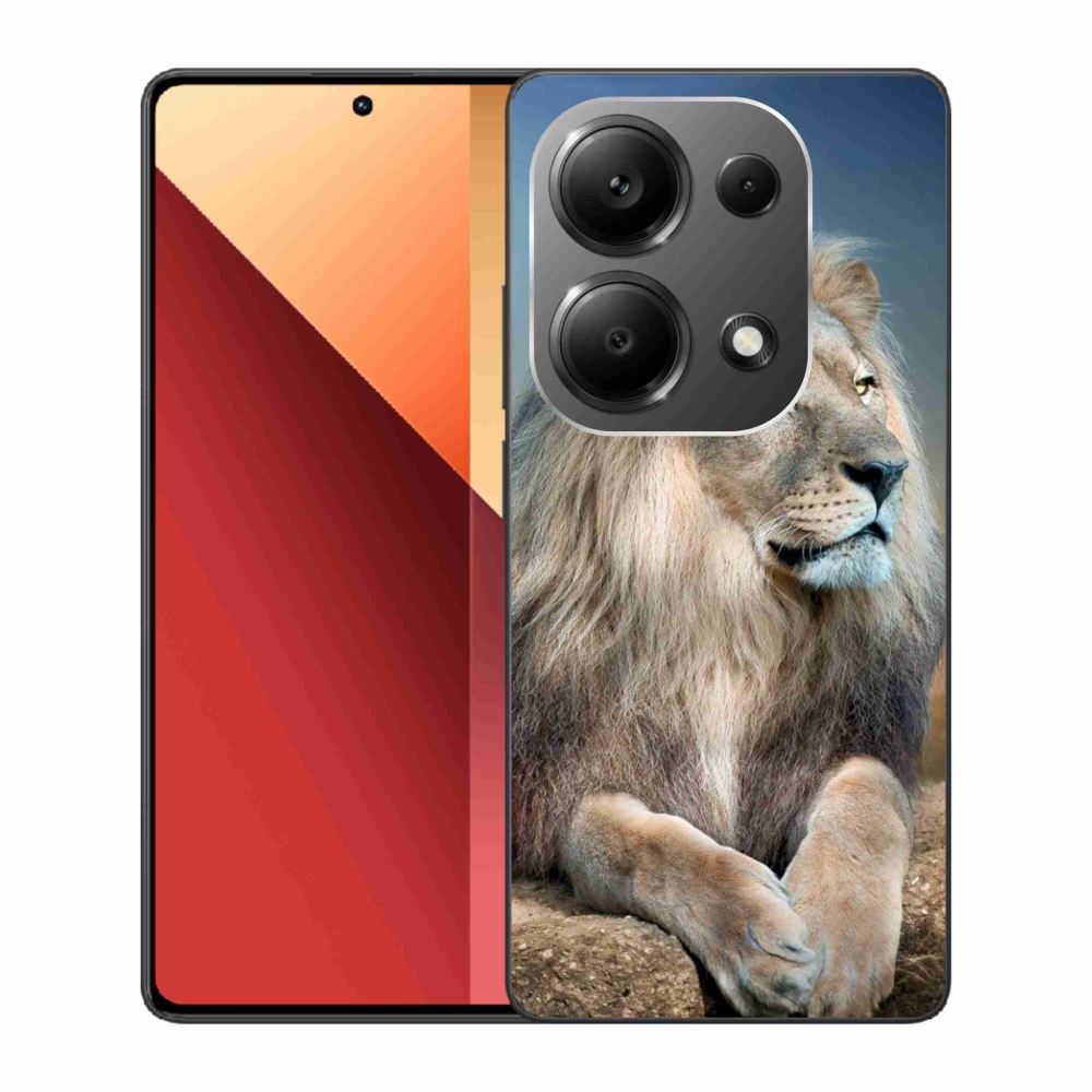 Gél tok mmCase a Xiaomi Redmi Note 13 Pro 4G/Poco M6 Pro - Lion 1 számára
