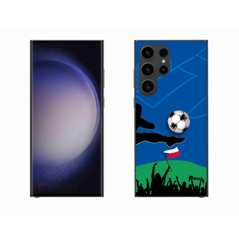 Gél borítás mmCase Samsung Galaxy S23 Ultra 5G - futballszurkolóknak