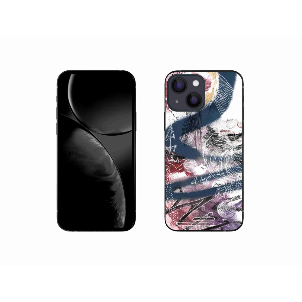 Gél borítás mmCase iPhone 13 mini készülékhez - absztrakt motívum 28