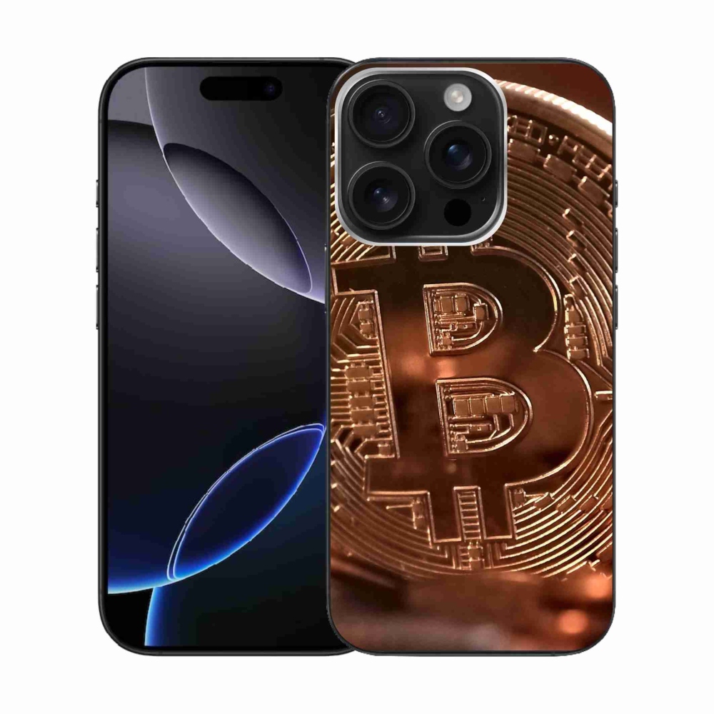 Gél borítás mmCase iPhone 16 Pro készülékhez - bitcoin