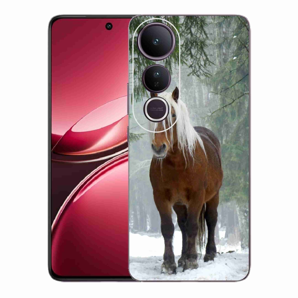 Gél borítás mmCase a Vivo V50 Lite 4G/5G készülékhez - ló az erdőben