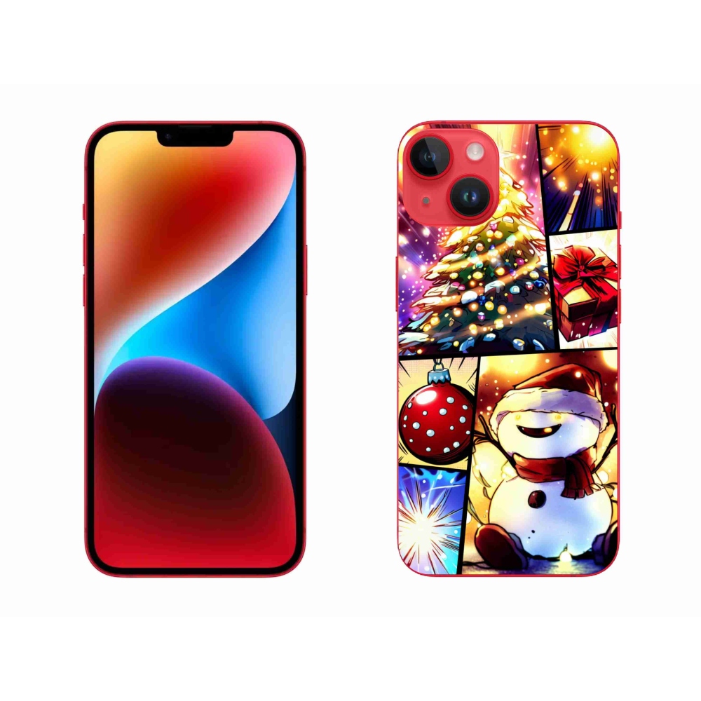 Gél borítás mmCase iPhone 14 Plus készülékhez - karácsonyi motívumok 1