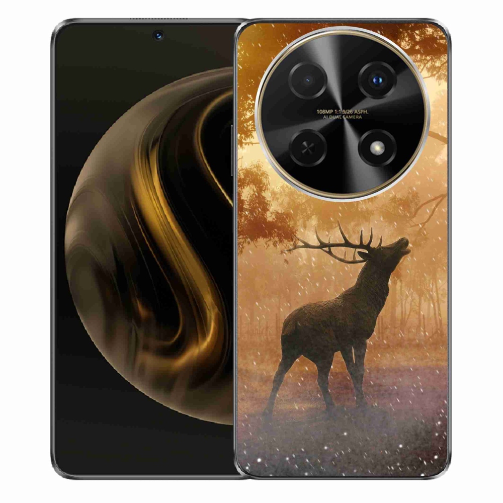 Zselés borítás mmCase a Huawei Nova 12i készülékhez - szarvas a szarvasbőgésben