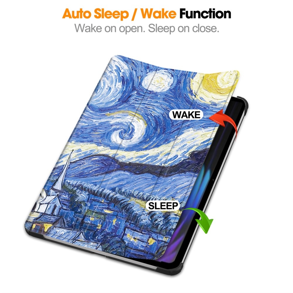 Patty intelligens pozicionáló tok Xiaomi Pad 7/7 Pro táblagéphez - olajfestmény