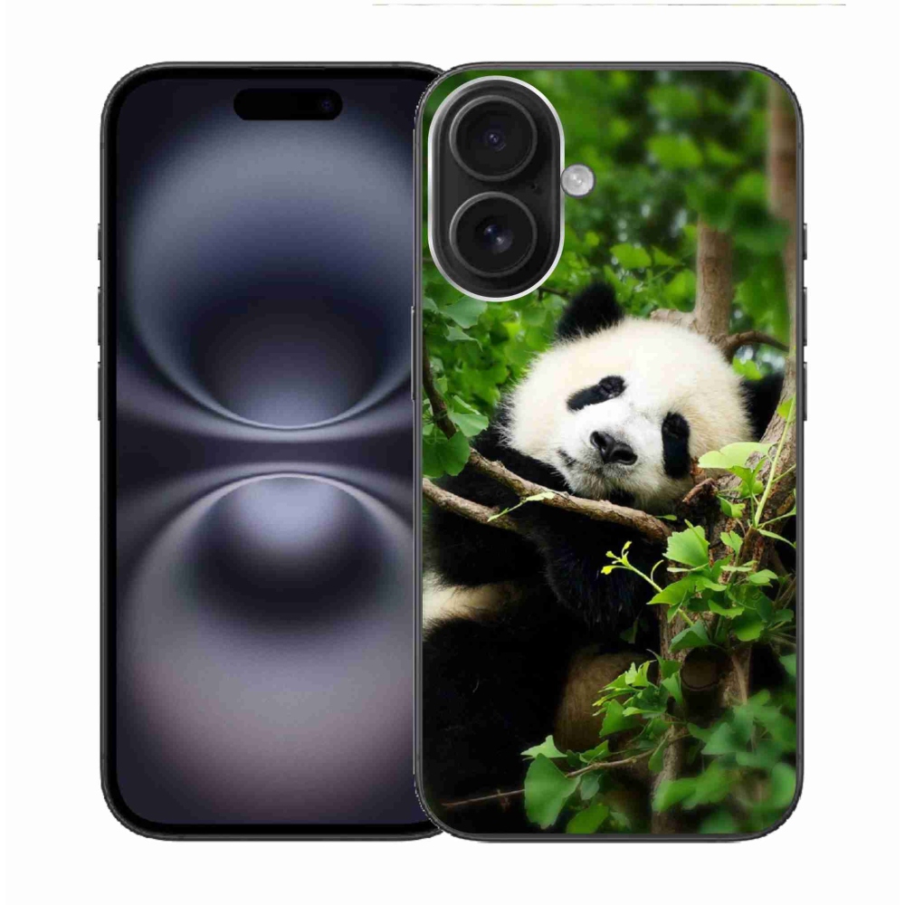 Zselés borítás mmCase iPhone 16 készülékhez - panda