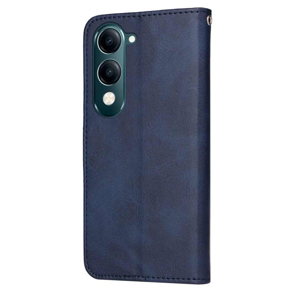 Vivo Y29s 5G - kék színű könyvtáska a Vivo Y29s 5G-hez