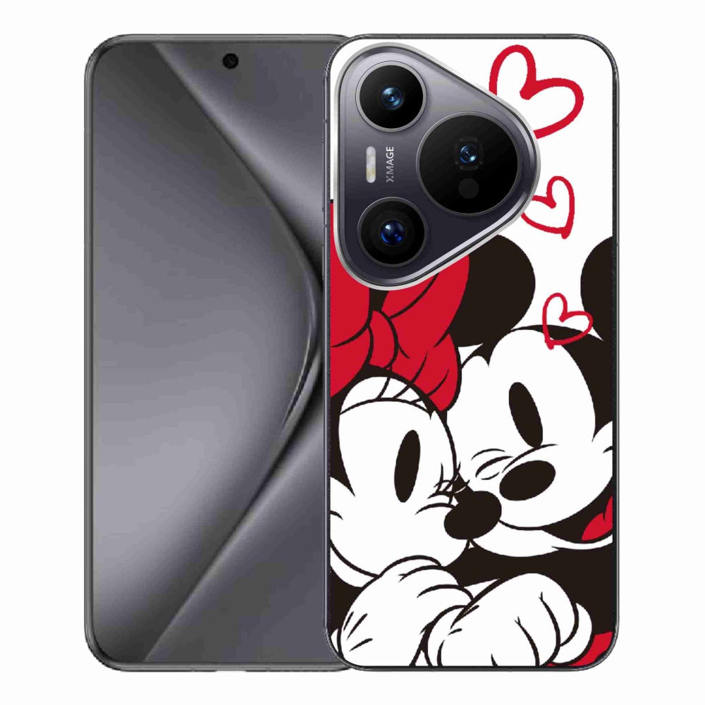 Zselés borítás mmCase a Huawei Pura 70 Pro készülékhez - minnie és mickey