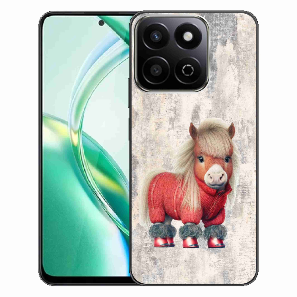 Zselés borítás mmCase a Honor 200 Smart 5G készülékhez - póni pulóverben