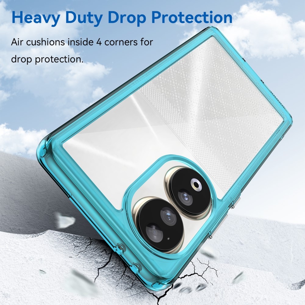 Gél tok fix hátlappal Honor 90-hez - kék