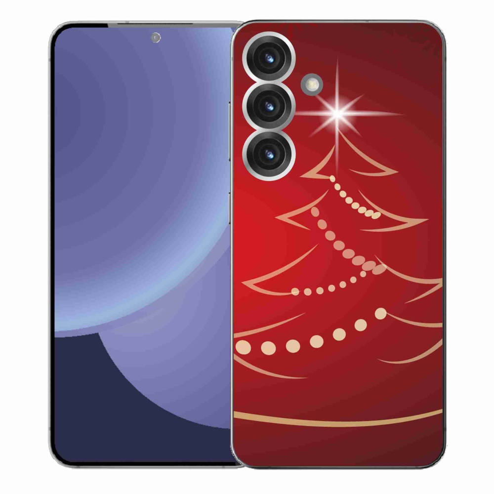 Gél borító mmCase Samsung Galaxy S25+ - karácsonyfa karikatúra