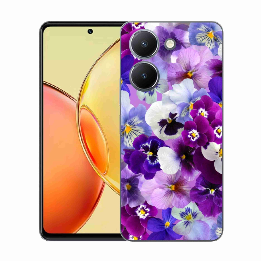 Zselés borítás mmCase a Vivo Y36-hoz - Virágok 9