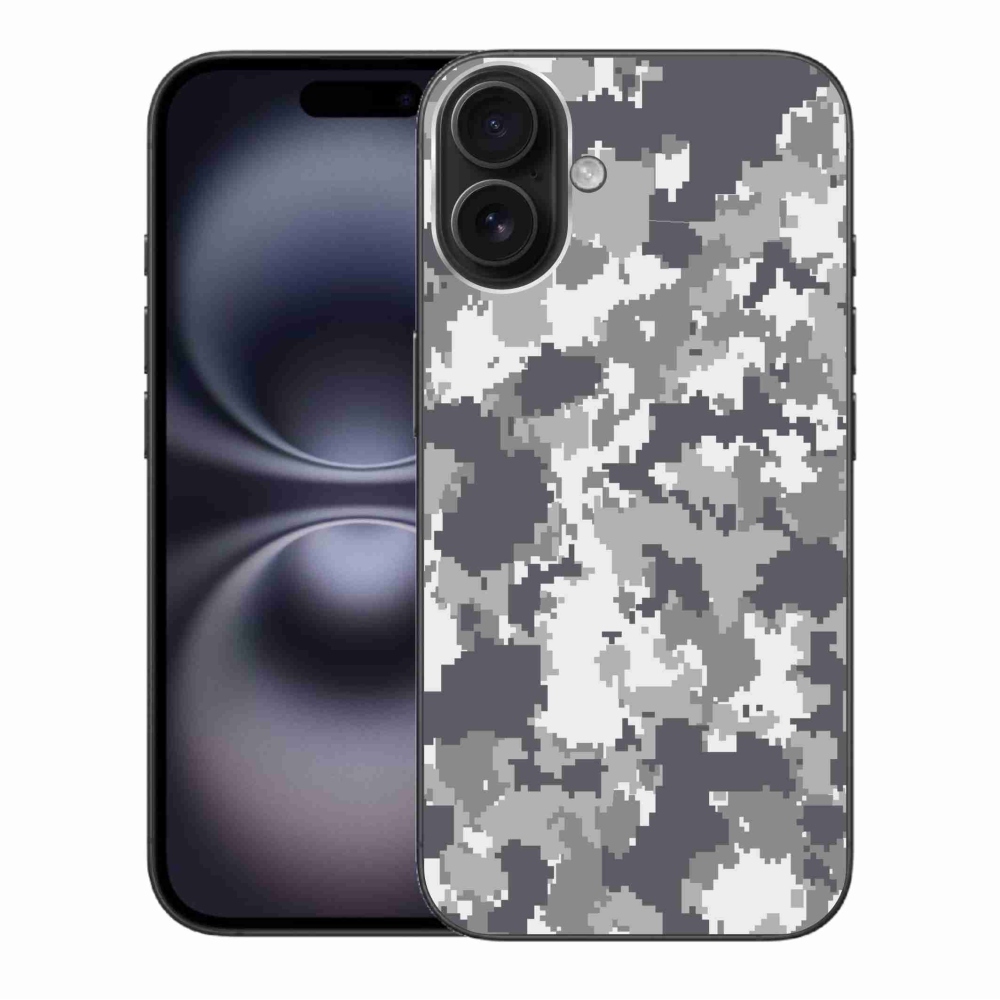 Zselés borítás mmCase iPhone 16 Plus készülékhez - terepszínű minta 2