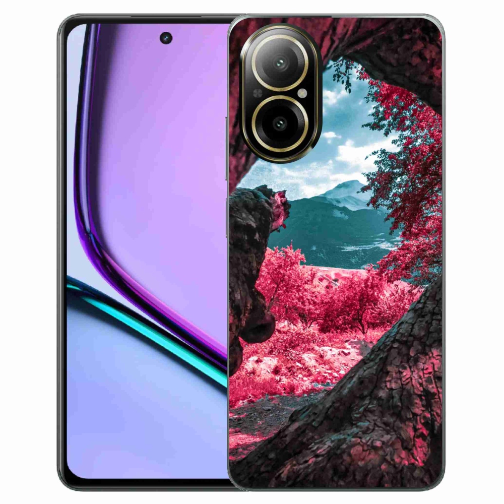 Gél borítás mmCase a Realme C67 készülékhez - hegyi kilátás